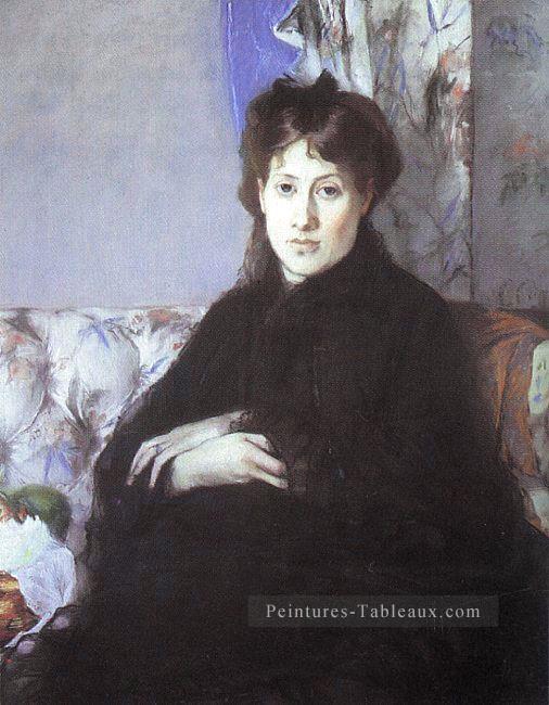 Portrait d’Edma Pontillon née Morisot Berthe Morisot Peintures à l'huile